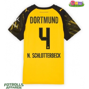 Borussia Dortmund Nico Schlotterbeck #4 Hemmatröja Kvinnor 2025-26 Kortärmad